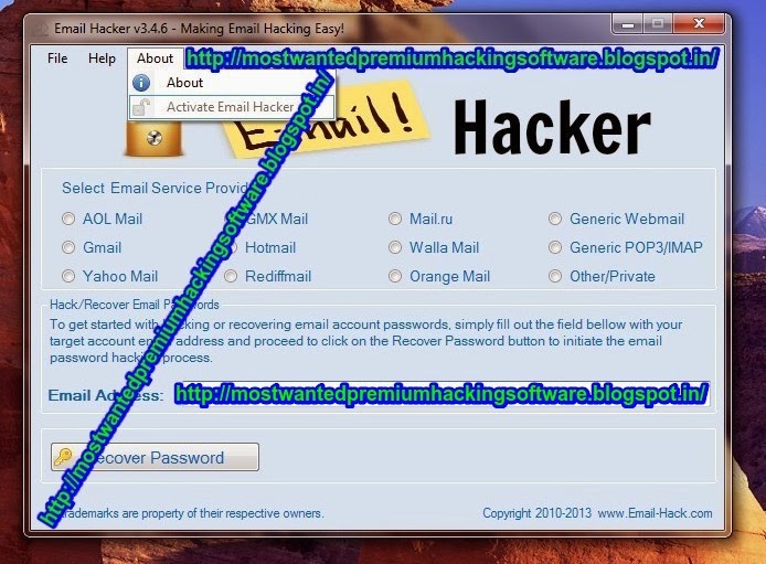 Email Hacker V3.4.6 Software Download